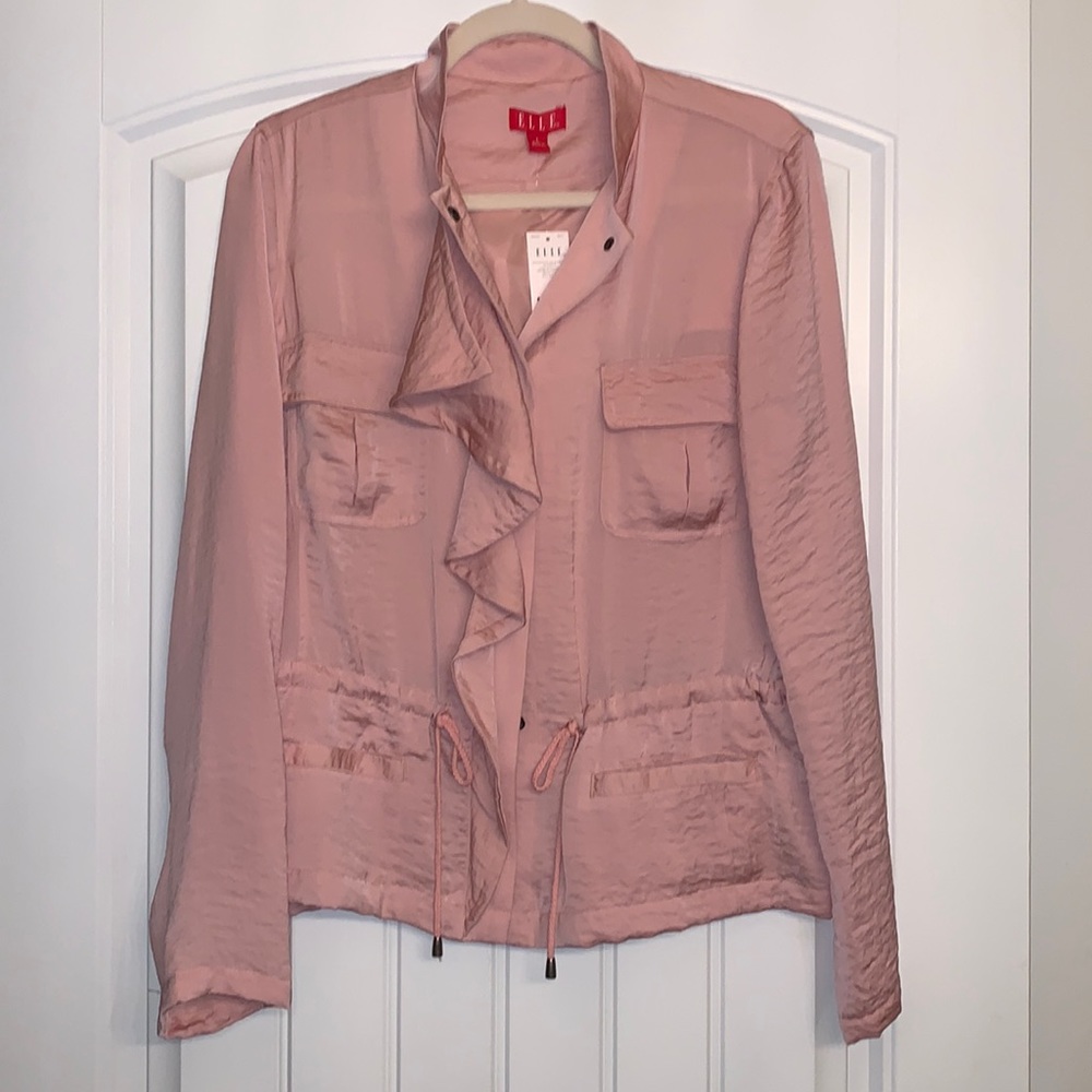 💕 NWT ELLE light weight pink jacket 💕